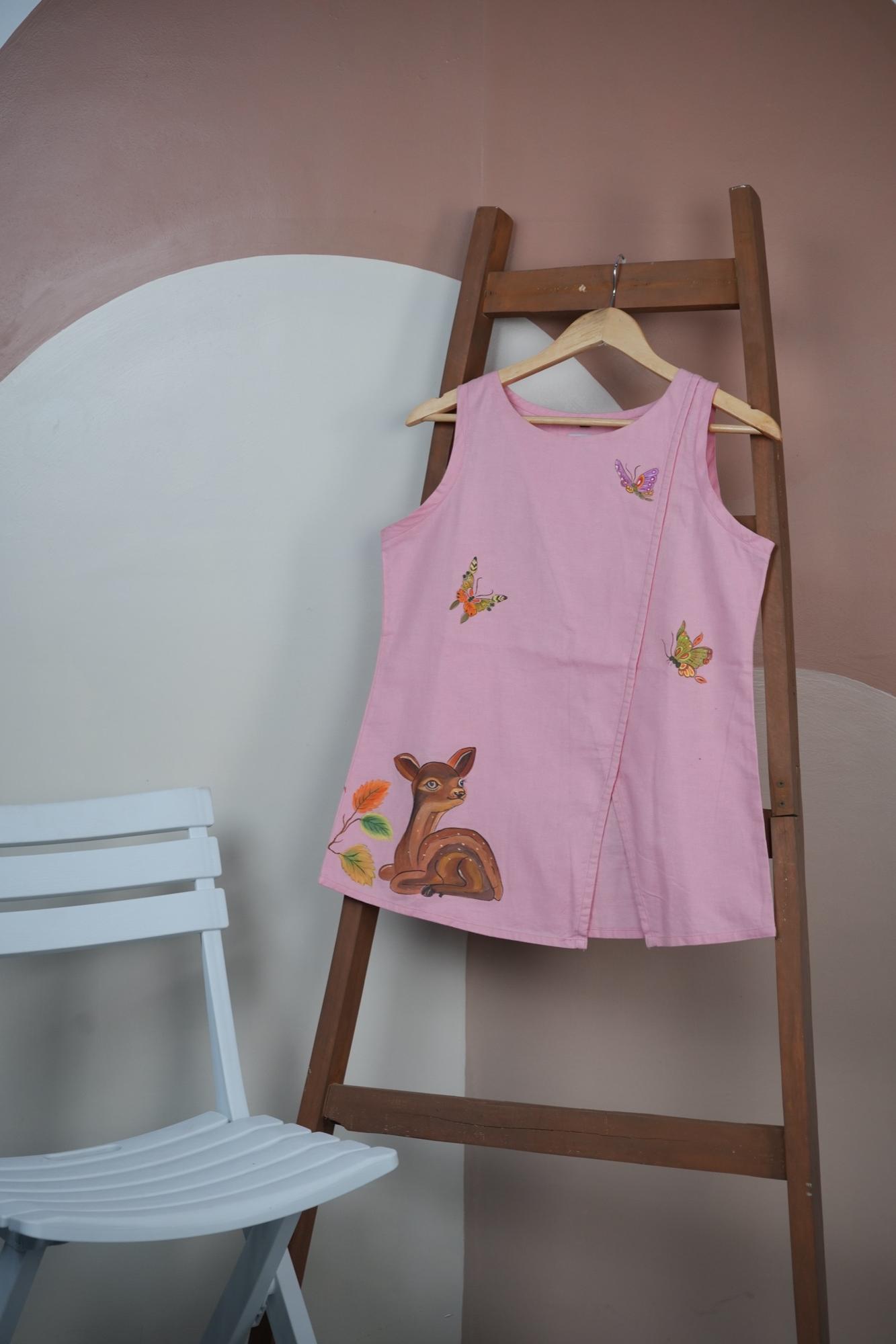 Garden Friends — Hand-painted Tunic