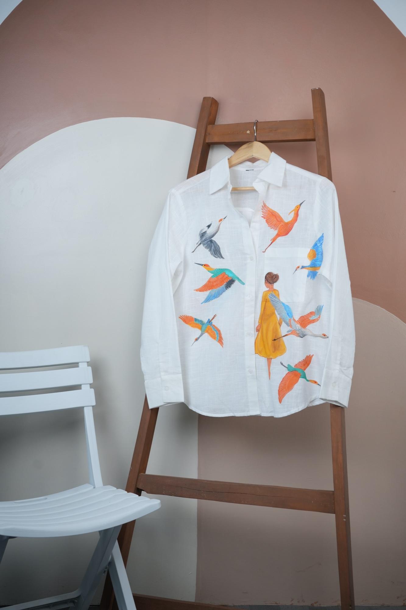 Flight — Hand-painted Shirt