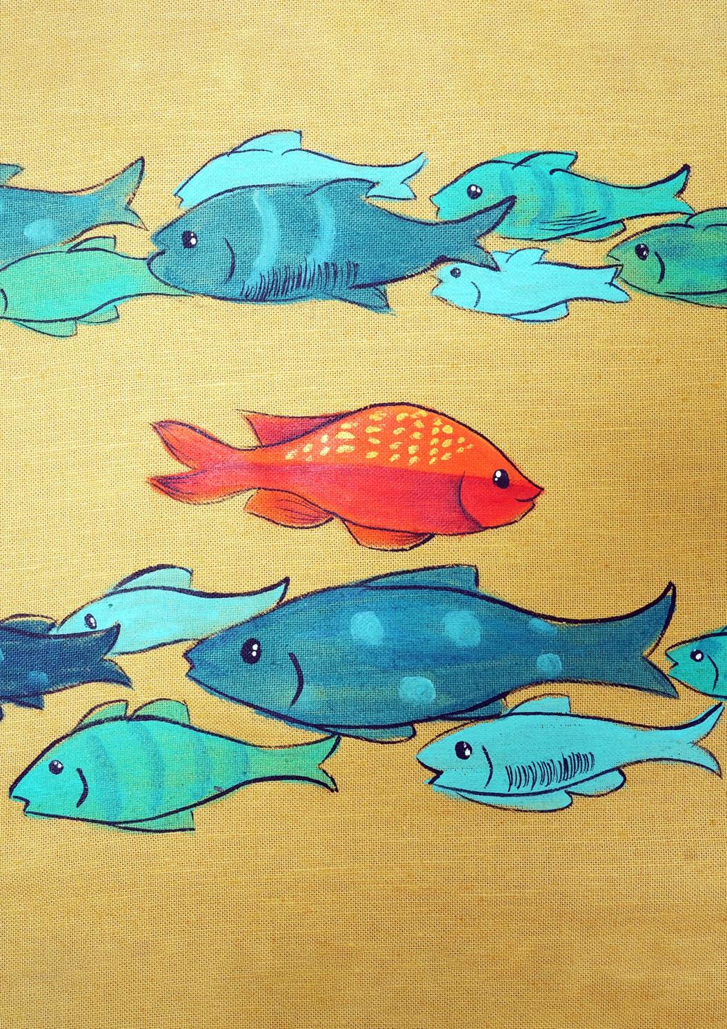 Hand-painted design
